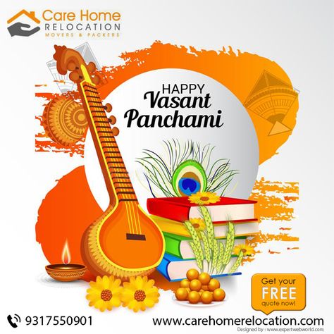 Care Home Relocation Movers and Packers   May the vibrance of color yellow fill your life with love and light in this #Vasant #Panchami. Happy Vasant Panchami 2019 Happy Vasant Panchami, Vasant Panchami, Basant Panchami, Goddess Saraswati, Banner Shapes, Happy New Year Message, New Year Message, You Are Blessed, Be Blessed