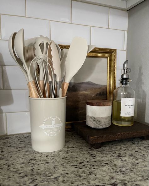 Shop Silicone Utensil Set Kitchen … and other curated products on LTK, the easiest way to shop everything from your favorite creators. Silicone Utensil Set, Kitchen Utensil Organization, Silicon Utensils, Rug Runners, Utensil Holder, Kitchen Supplies, Utensil Set, Hallway Decorating, Kitchen Utensils