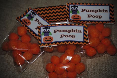 Boo Gram, Boo Grams, Pumpkin Poop, Daycare Treats, Fun Halloween Treats, Halloween Goodie Bags, Treat Toppers, Classroom Treats, Halloween Treats Easy