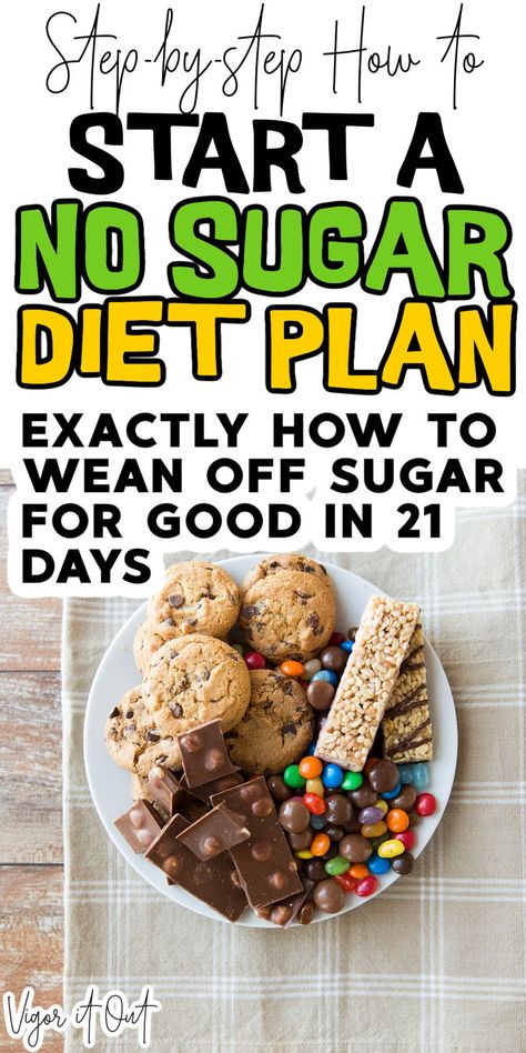 No Sugar Diet For Beginners, Low Sugar Diet Plan, Sugar Free Detox, No Sugar Diet Plan, Sugar Free Diet Plan, Sugar Free Eating, Sugar Diet Plan, No Sugar Challenge, Sugar Detox Plan