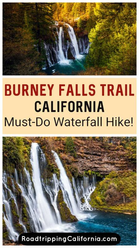 Discover the easy to moderate Burney Falls Hike in northeastern California! Plus tips for hiking the loop and viewing beautiful Burney Falls. California Waterfalls, Burney Falls, Plitvice National Park, California Hikes, Beautiful California, Waterfall Features, Waterfall Hikes, Rock Face, Fall Hiking