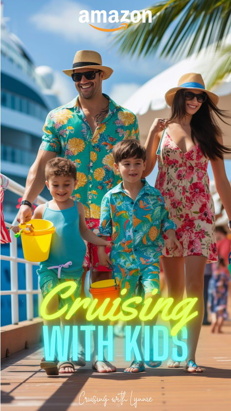 Cruising with Kids with Clickable Amazon Shopping Links  Summer Vacation Travel Cruise #ad Family Cruise Outfits, Cruising With Kids, Cruising Tips, Cruise Kids, Travel Cruise, Cruise Outfits, Family Cruise, Cruise Tips, Amazon Shopping