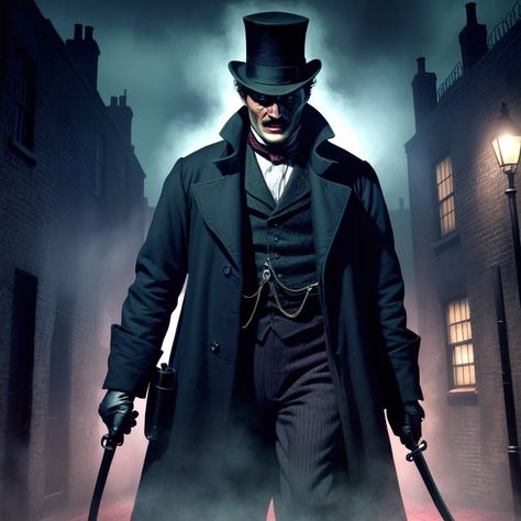 Jack the Ripper, the notorious serial killer who terrorized London in the late 19th century, remains one of the most infamous unidentified criminals i... -  #Killer #London #Mysterious #terrorizes #Victorian Jack The Ripper, Sherlock Holmes Bbc, Victorian London, Kacey Musgraves, Country Music Stars, Talking Heads, Country Singers, Music Star, Infamous