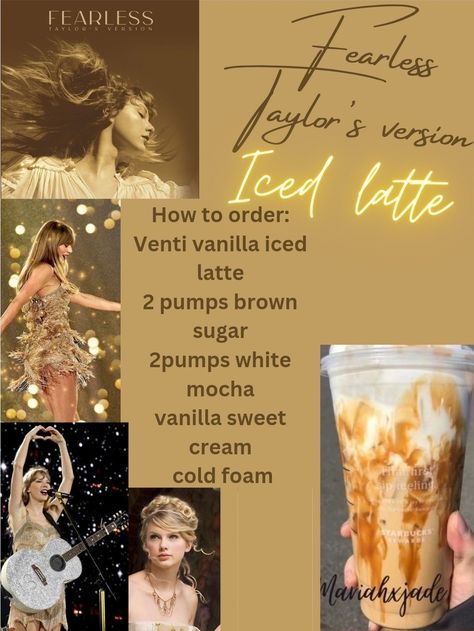 🏰🤍🫶✨️ Starbucks Drinks Taylor Swift, Starbucks Taylor Swift, Taylor Swift Starbucks Drink, Taylor Swift Starbucks, Starbies Drinks, Starbucks Ideas, Taylor Swift Albums, Starbucks Secret Menu Recipes, Secret Starbucks Recipes