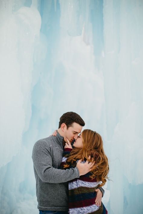 Castle Photoshoot, Couple Winter, Ice Castle, Ice Palace, Colorado Engagement, Ice Castles, Winter Engagement Photos, Adventure Couple, Winter Engagement