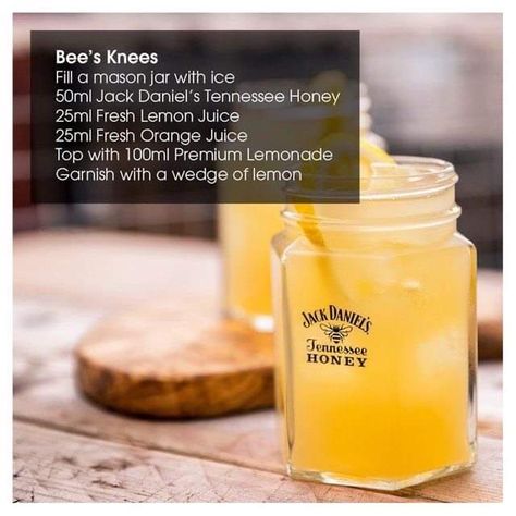 Jack Daniel Honey Mixed Drink, Jack Honey Drinks, Jack Daniel Honey Cocktail, Drinks With Jack Daniels Honey, Tennessee Honey Cocktails, Cocktails With Jack Daniels Honey, Alcoholic Drinks With Honey, Jack Daniels Tennessee Honey Recipes, Jack Daniels Honey Drinks Recipes