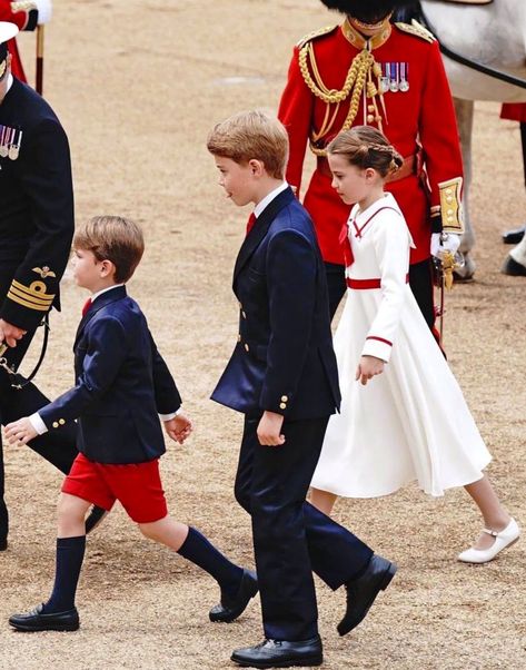 Prince George, Princess Charlotte and Prince Louis - Trooping the colour 2023 Trooping The Colour 2023, Colour 2023, Princess Charlotte And Prince Louis, Trooping Of The Colour, Prince William Et Kate, Prince George Alexander Louis, Trooping The Colour, Princess Katherine, Principe William