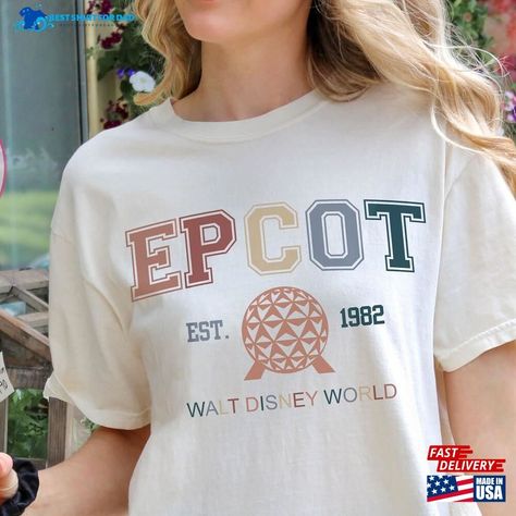 Comfort Colors® Disney Epcot Shirt Vintage 1982 Hoodie Classic Check more at https://bestshirtfordad.com/product/comfort-colors-disney-epcot-shirt-vintage-1982-hoodie-classic-2/ Epcot Tshirt, Epcot Shirts, Disney Epcot, Disney Outfits, Independence Day, Comfort Colors, Orlando, Disney, T Shirt