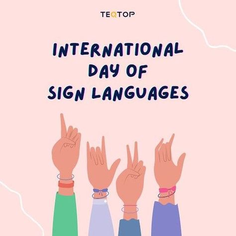 internationalsignlanguageday International Sign Language, How To Communicate Better, Communicate Better, International Day, Sign Language, Motivation Inspiration, Okay Gesture, Communication, Let It Be