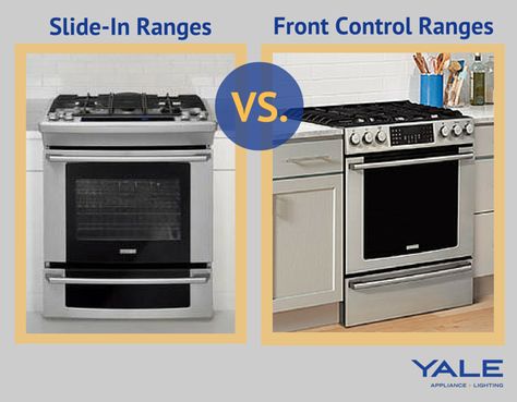 Slide In Ranges vs. front control ranges Gas Ranges, Microwave Cabinet, Stove Top Burners, Slide In Range, Gas Stove Top, Kitchen Time, Cabin Kitchens, Kitchen Stove, Cabinet Ideas