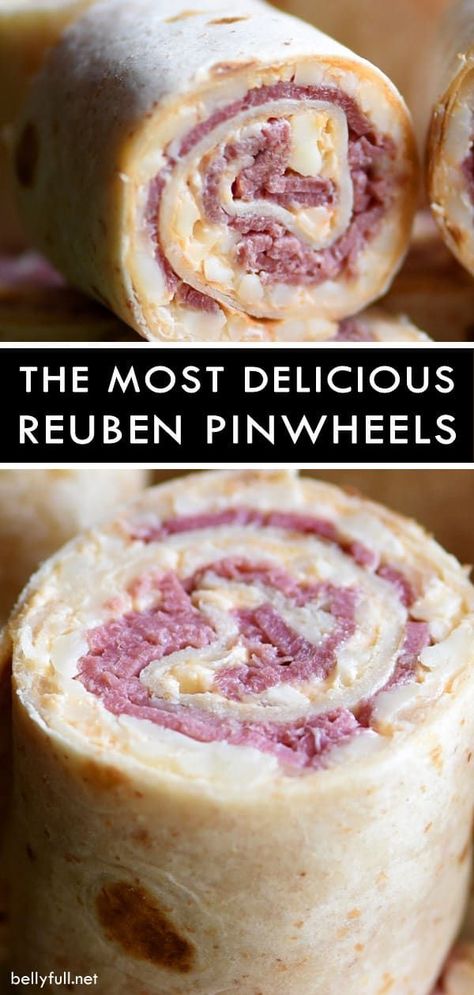 These Reuben Pinwheels are filled with corned beef, sauerkraut, cream cheese, thousand island dressing, and swiss cheese! Such a delicious, quick and easy appetizer for St. Patrick’s Day or any get together throughout the year! #reubensandwich #reubenpinwheels #reubenpinwheelscornedbeef #tortillapinwheels #tortillapinwheelsappetizers #tortillapinwheelseasy #saintpatricksdayappetizers #saintpatricksdayappetizers #stpatricksdayappetizerseasy #stpatricksdayappetizersfunfood Reuben Pinwheels, Appetizers For Christmas, Pinwheels Appetizers, Pinwheel Sandwiches, Pinwheel Appetizers, Thousand Island, Thousand Island Dressing, Pinwheel Recipes, Quick And Easy Appetizers