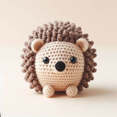 Crochet Amigurumi Hedgehog, Hedgehog Free Crochet Pattern, Hedgehog Amigurumi Pattern Free, Hedgehog Crochet Pattern Free, Crochet Hedgehog Free Pattern, Hedgehog Crochet, Crochet Totoro, Crochet Hedgehog, Crochet Sloth