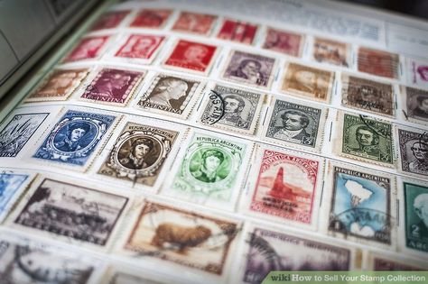 Stamp Collection Ideas, Stamp Collection Value, Postage Stamps Crafts, Postage Stamp Collecting, Stamp Auctions, Postage Stamp Collection, Buy Stamps, Budgeting 101, Stamp Catalogue