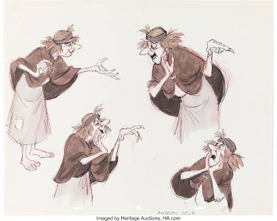 Cauldron Concept Art, Witch With Cauldron, Milt Kahl, Black Cauldron, Rough Sketches, The Black Cauldron, Animation Sketches, Witches Cauldron, Disney Concept Art