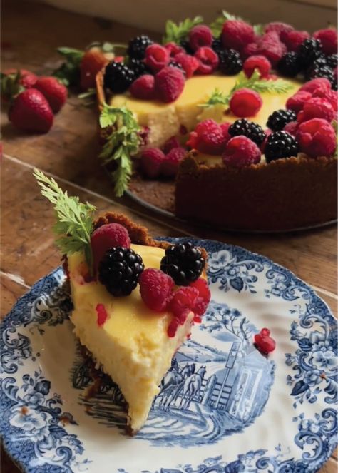 Lemon Cheesecake with Homemade Crust Ballerina Farms Recipes, Ballerina Farm Recipes, Ballerina Farms, Ballerina Farm, Homemade Graham Cracker, Farm Recipes, Homemade Crust, Homemade Graham Crackers, Tummy Yummy