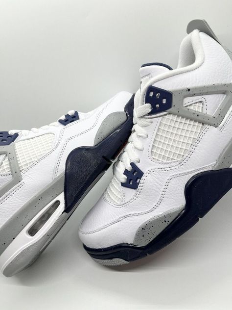 Jordan 4 Midnight Navy, Nike Shoes Girls, Dr Shoes, Cute Nike Outfits, Jordan Shoes Girls, Preppy Shoes, Jordan Shoes Retro, All Nike Shoes, Jordan Adidas