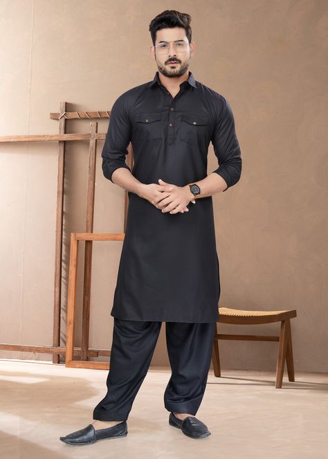 PATHANI Suit, Indian Kurta pajama set, Casual Salwar kamiz, Pathani salwar suit, casual Kurta pajama set,100% cotton pathani 🔸 Fabric Details 🔸 ▪ Kurta Fabric :- Cotton ▪ Pajama Fabric :- Cotton ▪Size:- 38, 40, 42, 44, 46  Welcome to our shop, where we pride ourselves on offering 100% original outfits. We believe in delivering exactly what you see in the pictures, ensuring that every product is a true representation of its images. We strictly refrain from selling replicas as our brand's missio Pathani Suit For Men, Black Pathani, Pathani Salwar, Pathani For Men, Pathani Suit, Pathani Kurta, Suit Indian, Kurta Pajama Men, Boys Kurta Design