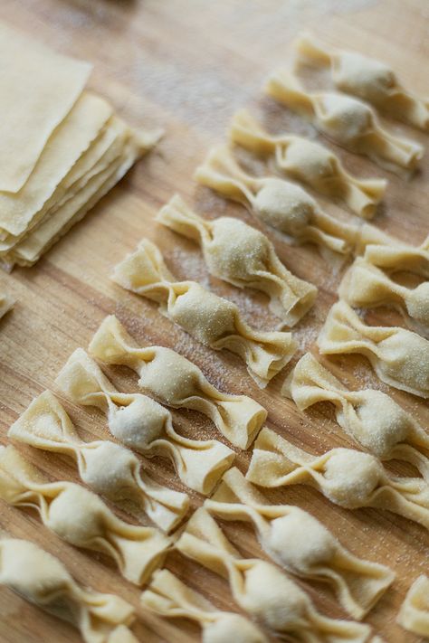 Casoncelli Pasta With Pancetta Brown Butter Sage Sauce Ravioli Homemade, Farm Meals, Pasta With Pancetta, Butter Sage Sauce, Colorful Pasta, Brown Butter Sage Sauce, Brown Butter Sage, Sage Sauce, Pasta Homemade