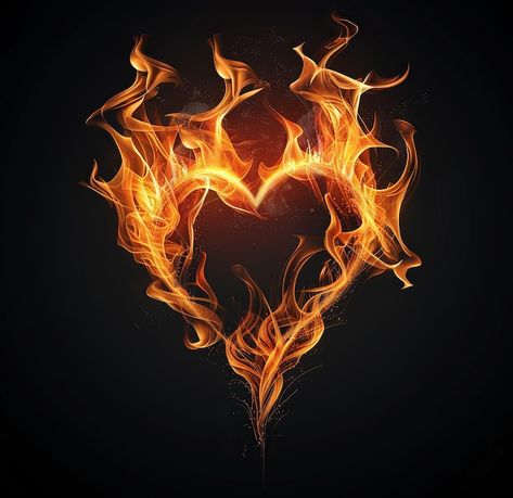 Foto corações em fogo ilustração de flam... | Premium Photo #Freepik #photo #coracao-fogo #coracao-vermelho #amor #love Heart On Fire Drawing, Cadence Redesign, Flame Heart, Heart Fire, Fire Png, Ice Heart, Princess Cadence, Heart On Fire, Fire Drawing