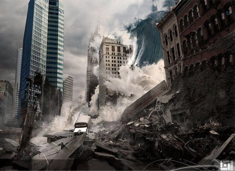 San Andreas Movie, Apocalyptic Movies, When The World Ends, After Earth, Post Apocalyptic Art, Technology Photos, Historical Painting, Level Design, Post Apocalypse