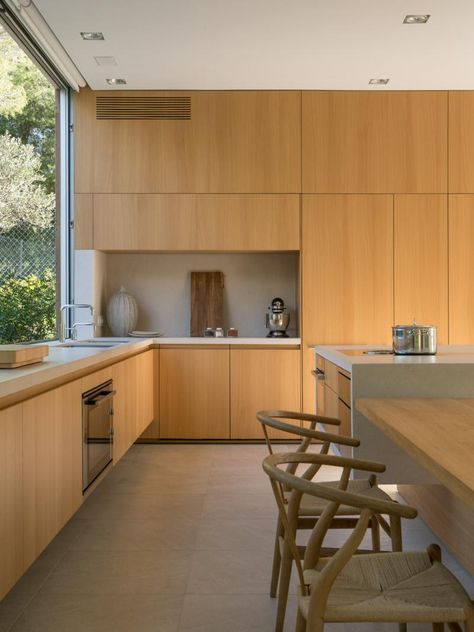 Kitchen Open Concept, Minimalist Kitchen Design, Modern Kitchen Interiors, Kitchen Interior Design Modern, Kitchen Inspiration Design, Kitchen Design Ideas, Minimalist Kitchen, Design Minimalista, Ideas Kitchen