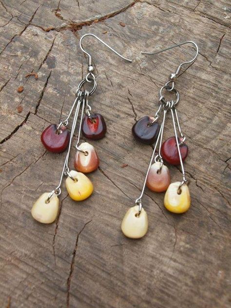 Indian Corn Earrings fashion jewelry autumn fall earrings unique indian corn Corn Earrings, Indian Corn, Safety Pin Earrings, Types Of Earrings, Trendy Fashion Jewelry, Fall Earrings, Earrings Inspiration, Anniversary Jewelry, Earrings Unique