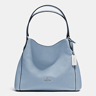 EDIE SHOULDER BAG 31 IN REFINED PEBBLE LEATHER Coach Edie Shoulder Bag, Perfect Organization, Coach Handbags Outlet, Handbag Design, Cheap Womens Fashion, Simon Le Bon, Designer Purses, Hobo Purse, Purses Designer