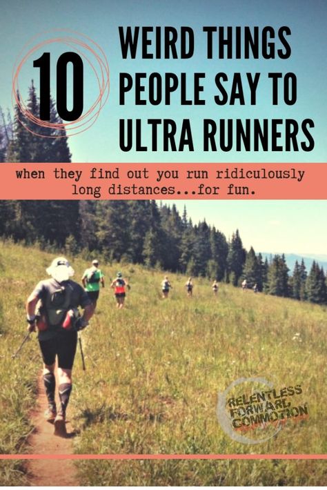 "You're running a 50K? HOW MANY DAYS IS THAT GOING TO TAKE YOU?"  and other weird things people say to ultra runners.     #Ultramarathon #Ultrarunning Ultra Runner Quotes, Exercise Physiologist, Ultra Marathon Training, Ultra Runner, Ultra Trail, Ultra Running, Ultra Marathon, Group Fitness Classes, Running Quotes