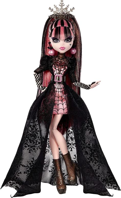 Howliday Draculaura Doll, New Monster High Dolls 2022, Monster High Dolls Collection, Monster High Doll Collection, New Monster High Dolls, Draculaura Doll, Monster High Toys, Monster High School, Monster High Draculaura