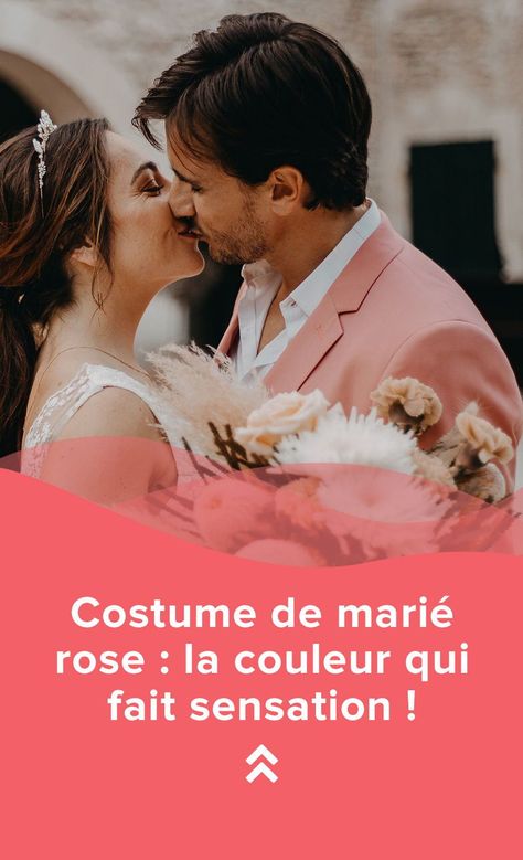 La couleur qui fait sensation ! 🌸 #mariages #mariage #mariagesnet #marie #maries #rose #costume #costumedemariage #costumedemarie Meme Costume, Rose Costume, Look Chic, Pastel, Rose Gold, Movie Posters, Gold, Film Posters