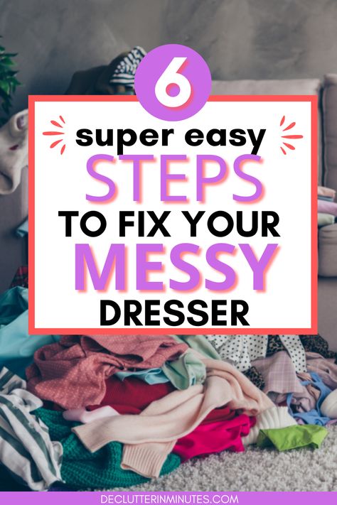 How To Clean A Messy Bedroom, Cleaning Messy Bedroom, Where To Start Cleaning A Messy Bedroom, Where To Start Cleaning A Messy House List, Where To Start Cleaning A Messy House, Sorting Clothes, Clothes Drawer Organization, Dresser Drawer Organization, Clothes Drawer