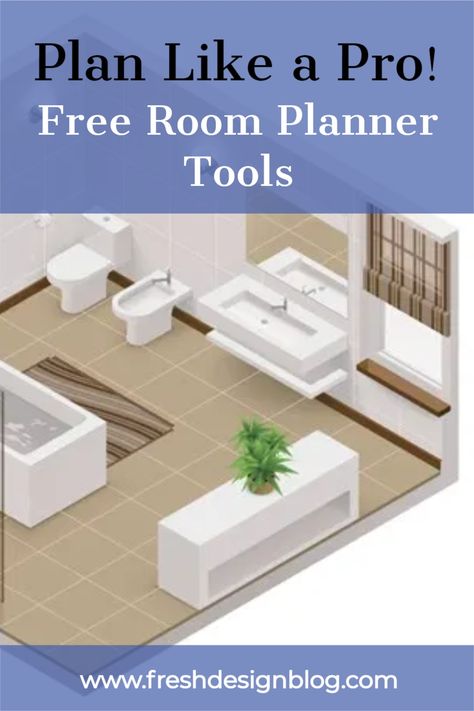 Learn to plan like a pro, with this essential guide to the top free online room planner tools. It will change the way you design your home! #roomplanner #interiordesign #freeplanner Interior Design Budget Template, Home Reno Project Planner, House Renovation Planner, Free Room Layout Planner, Home Renovation Budget Template, Interior Design Tools Room Planner, Home Design Software Free, Rearrange Room, Interior Design Business Plan