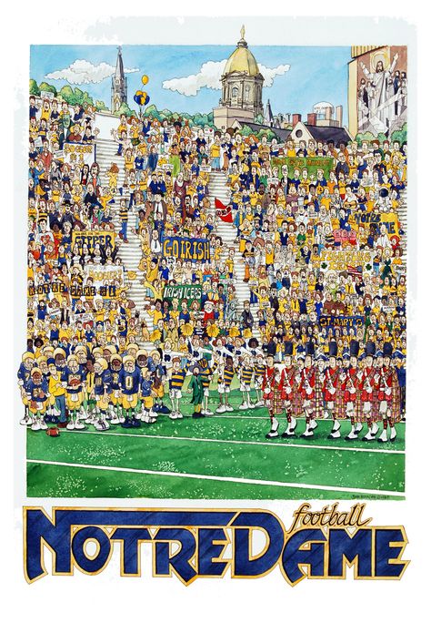 original watercolor Go Irish  Posters no longer available Notre Dame Baby, Norte Dame Football, Touchdown Jesus, Notre Dame College, Go Irish, Football History, Fall Football, Notre Dame Football, Posters For Sale