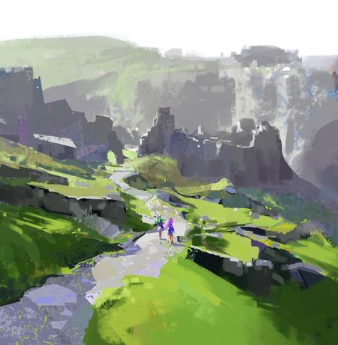 Zac Retz, Environment Painting, Movie Screencaps, Daily Painting, Brain Activities, Art Style Inspiration, Fantasy Concept Art, Environment Design, Environmental Art