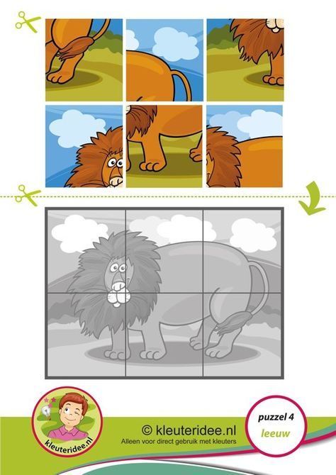 Pro Štípu: Období JARO | Atividades De Cor, Cores Africa Theme Preschool, Puzzle Kindergarten, Zoo Preschool, Lion Nursery, Nursery Idea, Free Printable Puzzles, Kindergarten Lessons, Animal Puzzle, Preschool Lessons