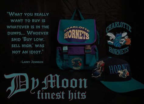 Larry johnson quptes, hornets vintage backpack Hornets Outfit, Hornets Football Shirt, Charlotte Hornets Logo, 1951 Hudson Hornet, Vintage Charlotte Hornets, Vintage Snapback, Larry Johnson, Vintage Backpacks, Charlotte Hornets