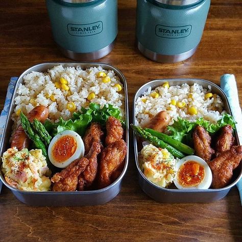 Lunch Box Ideas For Adults Asian, Mexican Bento Box Lunch, Lunch Ideas Chinese, Healthy Food Recipes Easy Breakfast Ideas, Bento Food Ideas, Asian Lunch Ideas, Korean Lunch Box Ideas, Bento Box Lunch Aesthetic, Bento Box Aesthetic