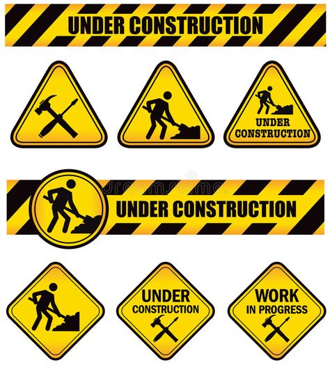 Construction Signs. A set of signs for under construction work in progress , #Sponsored, #set, #Signs, #Construction, #signs, #progress #ad Construction Printables Free, Construction Cake Topper Printable, Work In Progress Sign, Construction Zone Signs, Construction Printables, Construction Dramatic Play, Construction Decorations, Construction Signage, Construction Symbols