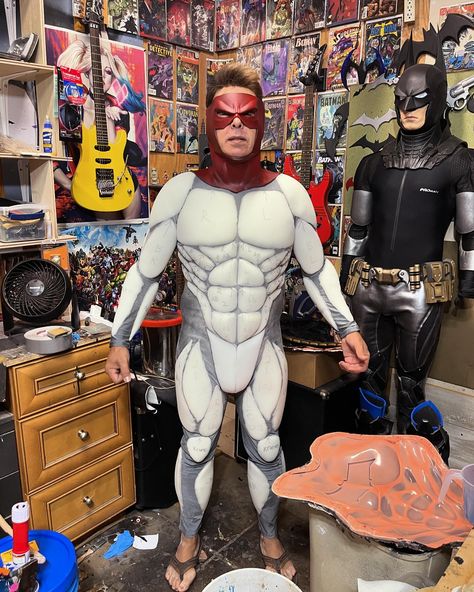 New custom commissioned foam muscle suit! Up now on our Etsy. Link in bio!!! #Batman #cosplay #dccomics #cosplayers #Batcave #superhero #handmade #etsy #etsyshop #etsyseller #capedcreatorsfx Muscle Suit, Batman Cosplay, Female Muscle, Suit Cosplay, Suit Up, Muscle Women, Dc Comics, Link In Bio, Batman