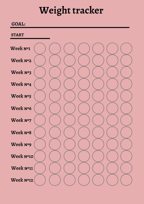 Control your weight with this fitness tracker, set a goal and achieve it within the 12 week period! This listing includes a high resolution PDF weight control planner file. The file will be available to download once purchase as an Instant download, if you are a guest on etsy then please check your email for the file (maybe spam folder). You can print as many copies as needed, you can use your printer at home or any printing company, This listing does not include a physical product, only 1 DOWNL Weight Log, Fitness Tracker Printable, Tracker Fitness, Weight Tracker, Simple Planner, Tracker Printable, Sports Health, Weight Control, Workout Aesthetic