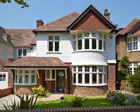 1930 House Exterior, 1920s House Exterior, 1930s House Exterior Uk, Edwardian House Exterior, Semi Detached House Extension, 1930 House Renovation, 1930s House Extension, 1930s House Exterior, 1930s Semi Detached House