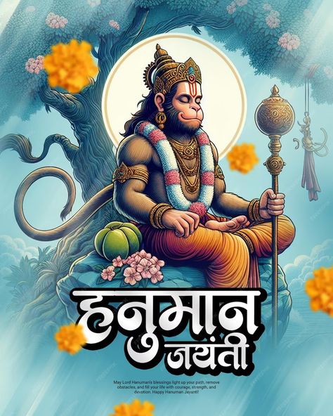 Hanuman Jayanti Post, Hanuman Jayanthi, Spiritual God, Happy Hanuman Jayanti, God Hanuman, Hanuman Jayanti, Hanuman Ji Wallpapers, Hanuman Chalisa, Hindu Festival