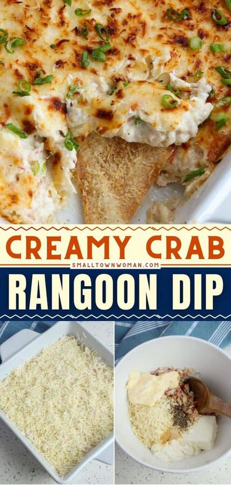 Rangoon Dip, Crab Rangoon Dip, Cream Cheese Recipes Dip, Crab Rangoon Recipe, Cheese Mozzarella, Creamy Crab, Simple Pantry, Crab Rangoon, Cream Cheese Dips