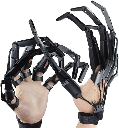 Amazon.com: Articulated Finger Extensions,Halloween Articulated Fingers,3D Printed Flexible Finger Extensions Fits All Finger Sizes, The Best Halloween Gear(A Pair-Black) : Toys & Games Articulated Finger Extensions, Finger Extensions, Articulated Fingers, Scary Haunted House, Claw Gloves, Halloween Skeleton Hand, Festival Gear, Scary Halloween Party, Hand Gloves