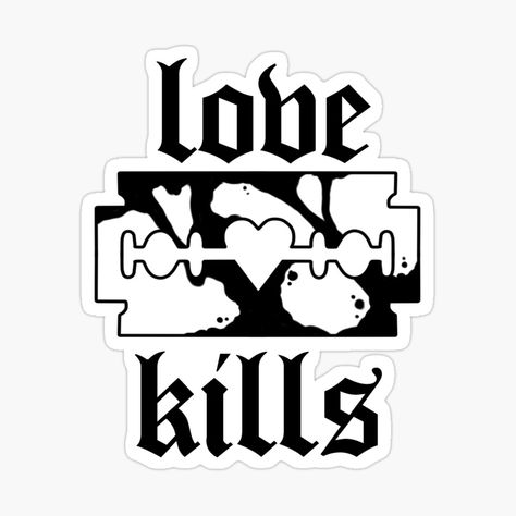 Love Kills Tattoo, Toxic Love Art, Flash Art Tattoos, Abstract Tattoo Ideas, Traditional Tattoo Designs, Love Kills, Sharpie Tattoos, Tattoo Outline Drawing, Doodle Tattoo