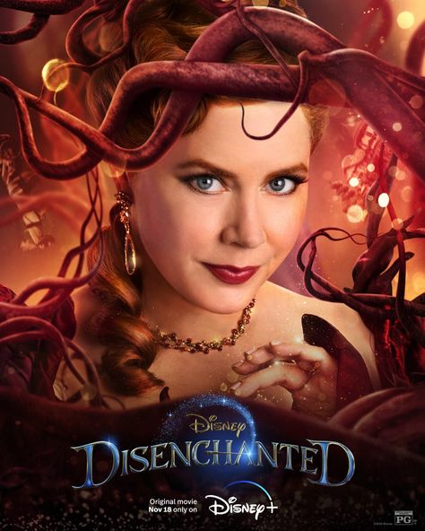 DiscussingFilm on Twitter: "The new poster for ‘DISENCHANTED’ has been released. The film now releases on November 18 on Disney+, one week earlier. https://t.co/yfhQDzn1tU" / Twitter Giselle Enchanted, Jayma Mays, Disney Original Movies, Real Life Fairies, Ryan Tedder, Disney Enchanted, Diego Luna, Idina Menzel, Christian Movies