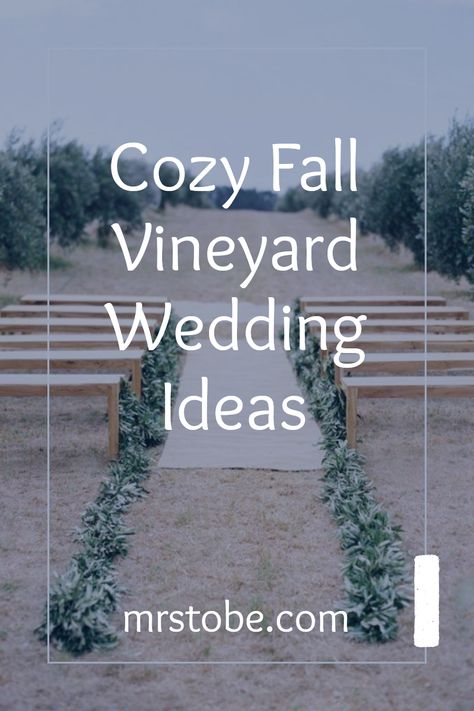 Discover 33 charming and cozy rustic fall vineyard wedding ideas to make your special day unforgettable. Explore trendy decorations, beautiful settings, and scenic landscapes for a cozy autumn celebration. Fall Winery Wedding, Vineyard Wedding Ideas, Fall Vineyard Wedding, Vineyard Wedding Reception, Fall Vineyard, Mrs To Be, Popular Wedding Themes, Beautiful Settings, Wedding Vineyard