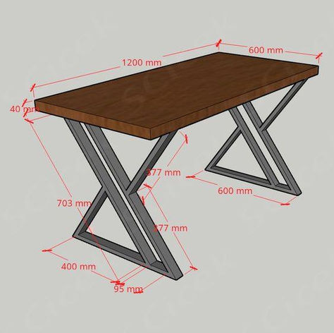 Industrial Steel Table Legs , Metal Dining Table Legs