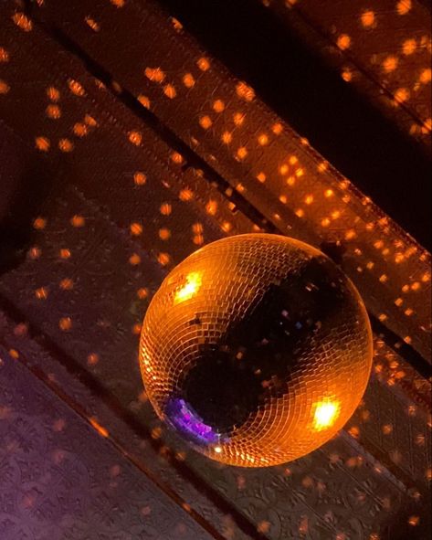 Orange Rock Aesthetic, Taylor Swift Orange Aesthetic, 70s Orange Aesthetic, Disco Aesthetic 70s, Taylor Swift Orange, Orange Disco Ball, Karma Aesthetic, Mirrorball Aesthetic, Aesthetic Disco Ball