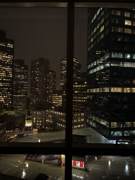 City of Boston view from apartment at night Boston Dark Aesthetic, Rich Boston Aesthetic, Boston City Aesthetic Night, 1st Place Aesthetic, City Aesthetic Boston, Boston At Night Aesthetic, Boston Night Aesthetic, Boston Winter Aesthetic, Boston Life Aesthetic